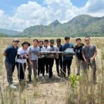 20 May 2023 TALA team with PhilSA team photo with retrieved rocket body. Image credit: PhilSA