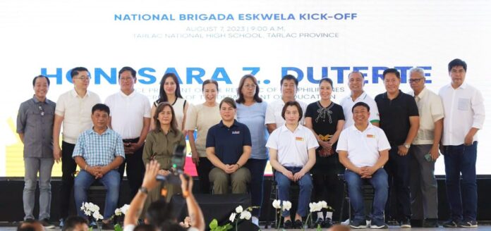 DepED and provincial officials kick-off Brigada Eskwela 2023.
