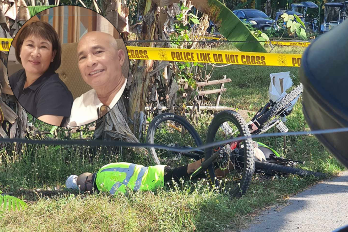 Gerona lady Punong Barangay, husband, killed while cycling.
