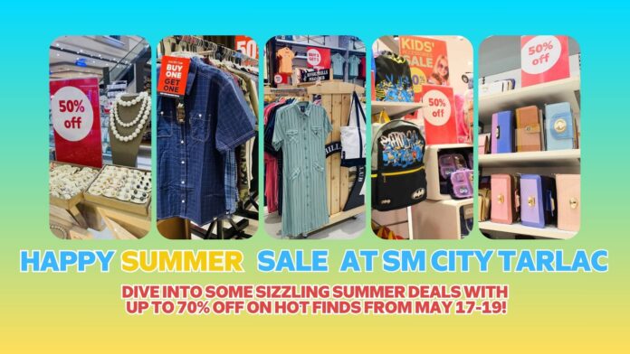 Summer sale at SM City Tarlac