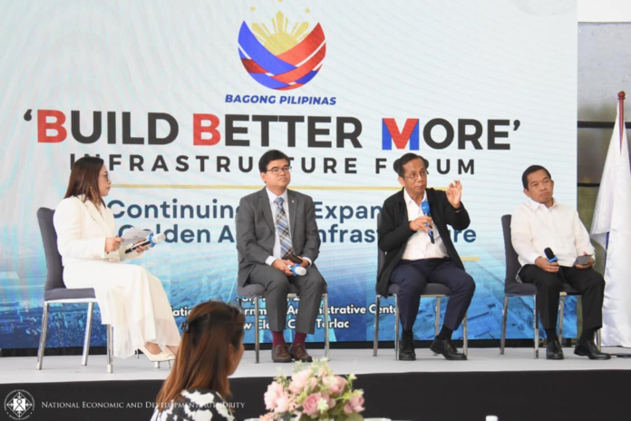 NEDA Secretary Arsenio M. Balisacan presented updates on the government’s strategies for propelling the country’s economy through infrastructure development