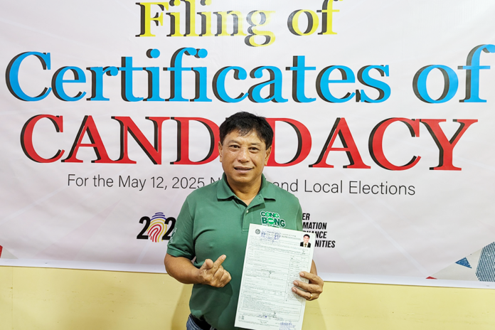 Rivera earliest to file COC.