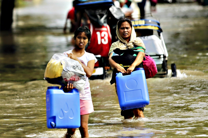 Flooding in La Paz, Tarlac in this file photo from the Financial Times.