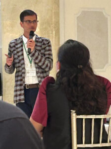 Mr. Jhony Azada giving a lecture.