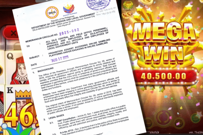 Gov't employees, officials barred from online gambling, scatter.
