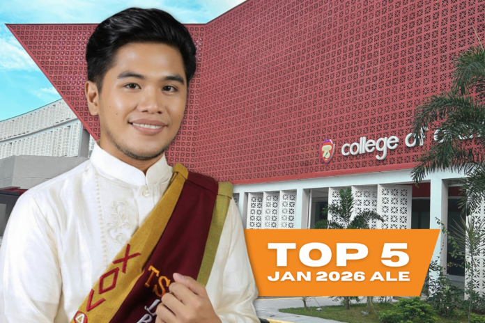 Ar. Raniel Darren A. Domingo, Top 5 passer of the January 2026 Architecture Licensure Examination and a pioneer graduate from TSU's first K–12 batch