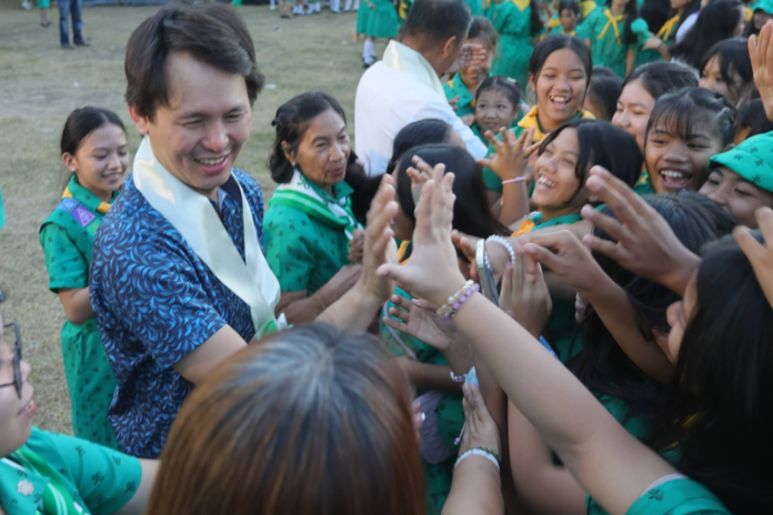 Tarlac Governor Christian Yap graced the 52nd Girl Scouts jamboree in the province. Image credit: CY Facebook page