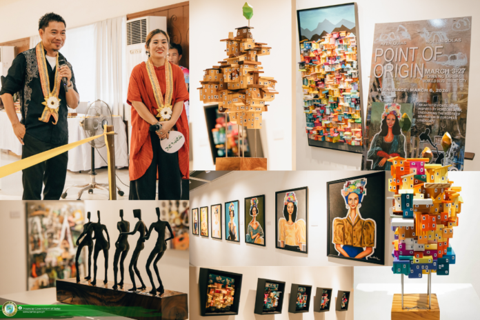 Point of Origin Exhibit by Noel Nicolas and Ayen Quias at Diwa ng Tarlac (Photos: Tarlac Tourism, Provincial Government of Tarlac/FB)