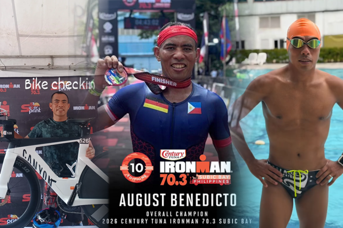 Benedicto, 42, a triathlon veteran currently based in Ireland, overcame a formidable field of competitors from 45 countries to secure a stunning come-from-behind victory.