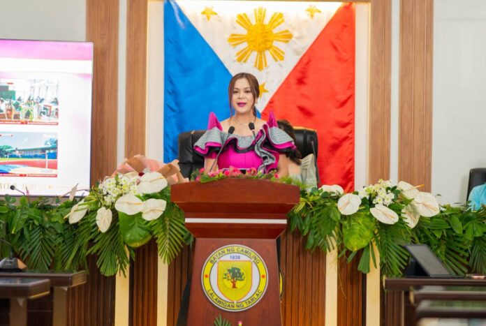 Camiling Mayor Joyce Agustin delivers her 2026 State of the Municipality Address.