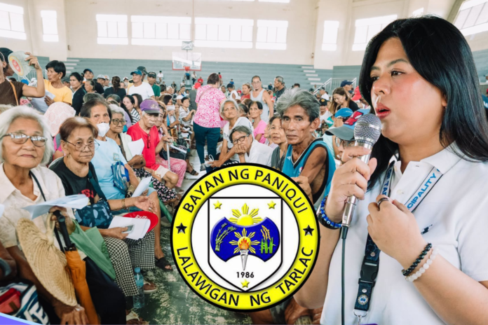 Paniqui Mayor Kat Roxas announces the additional ₱1 million fund for the Local Pension Program. (Image Credited/Kat Roxas)