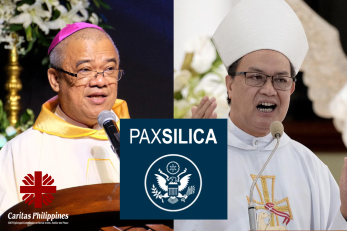Caritas Philippines president Bishop Gerardo Alminaza and Cardinal Pablo Virgilio David urge the government to demand technology transfer and protect Aeta lands from the proposed Tarlac AI hub.