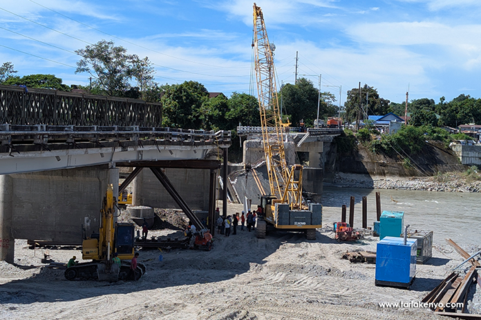Eleven days on, still no Bailey bridge.